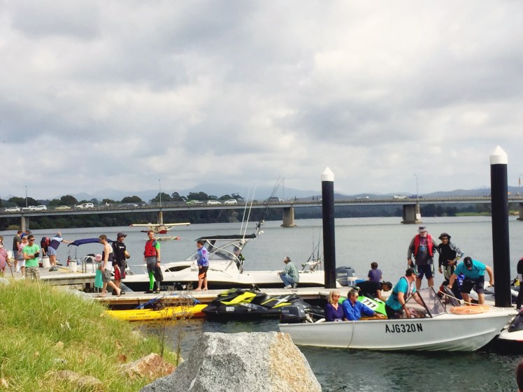Moruya Country Market - boat arrivals 2